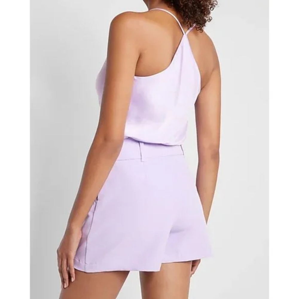 Satin Racerback Cowl Neck Cami - Picture 2 of 3
